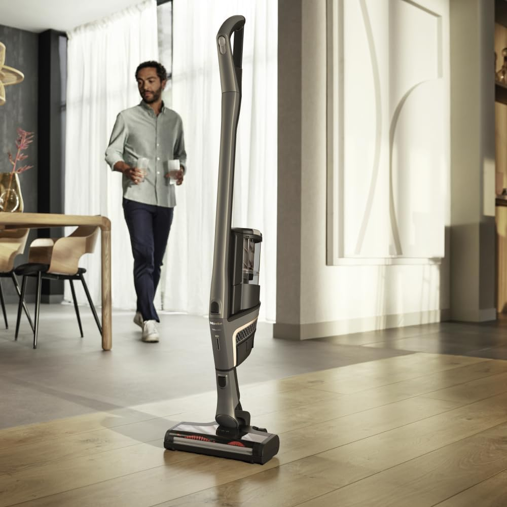Miele Triflex HX2 Pro Cordless Vacuum Cleaner with LED Lighting and Patented 3-In-1 Design, Powerful Stick Vacuum, Multi Floor XXL Electrobrush, Infinity Grey Pearl image number 4
