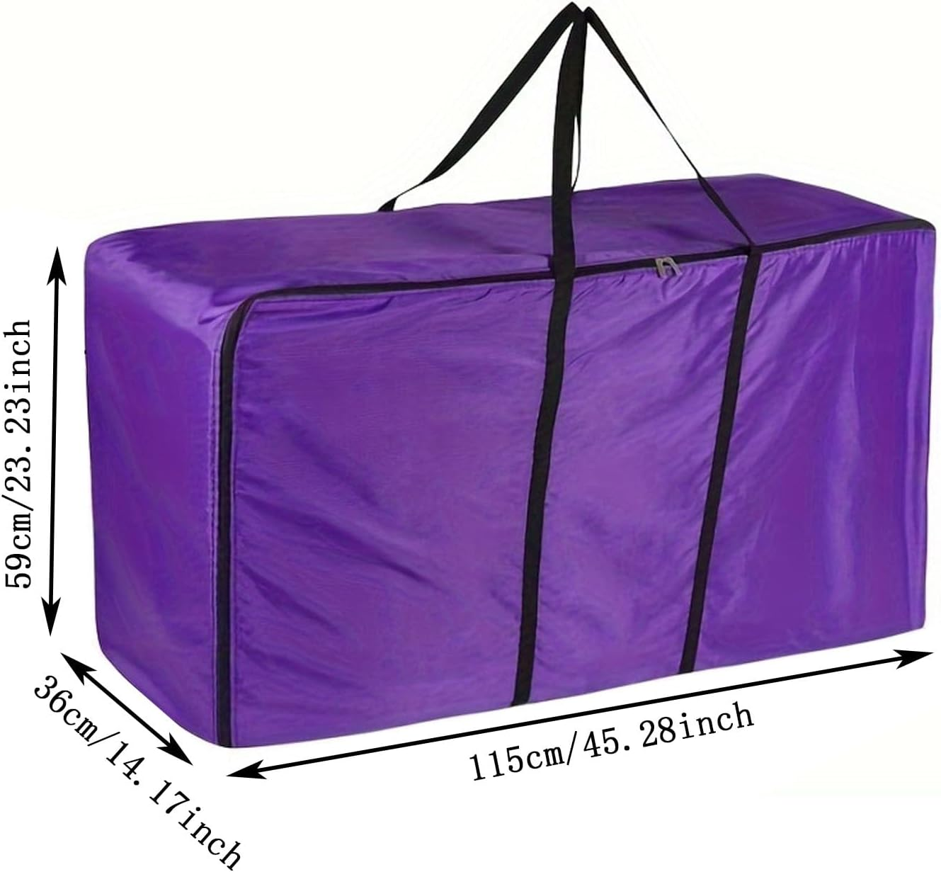 Shengsenfu Hay Bale Storage Bag, Heavy Duty Hay Bale Bag, Oxford Cloth Hay Storage Container, Horse and Livestock Hay Bale Bag, Large Tote Waterproof Collapsible Bag Hay Bale Tote Bag with Zipper image number 3