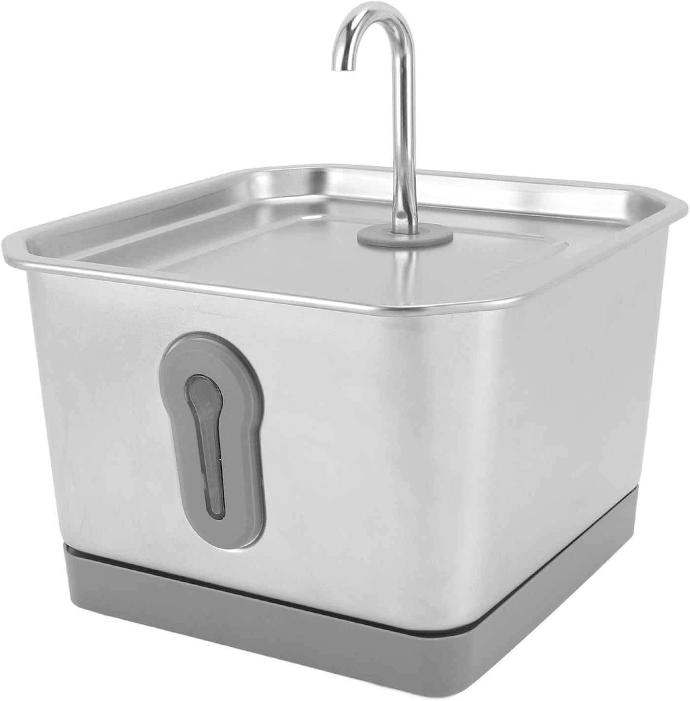 Bewinner Smart Cat Water Fountain Cordless - 3.5L Stainless Steel Automatic Pet Fountain with Activated Carbon & App Alert