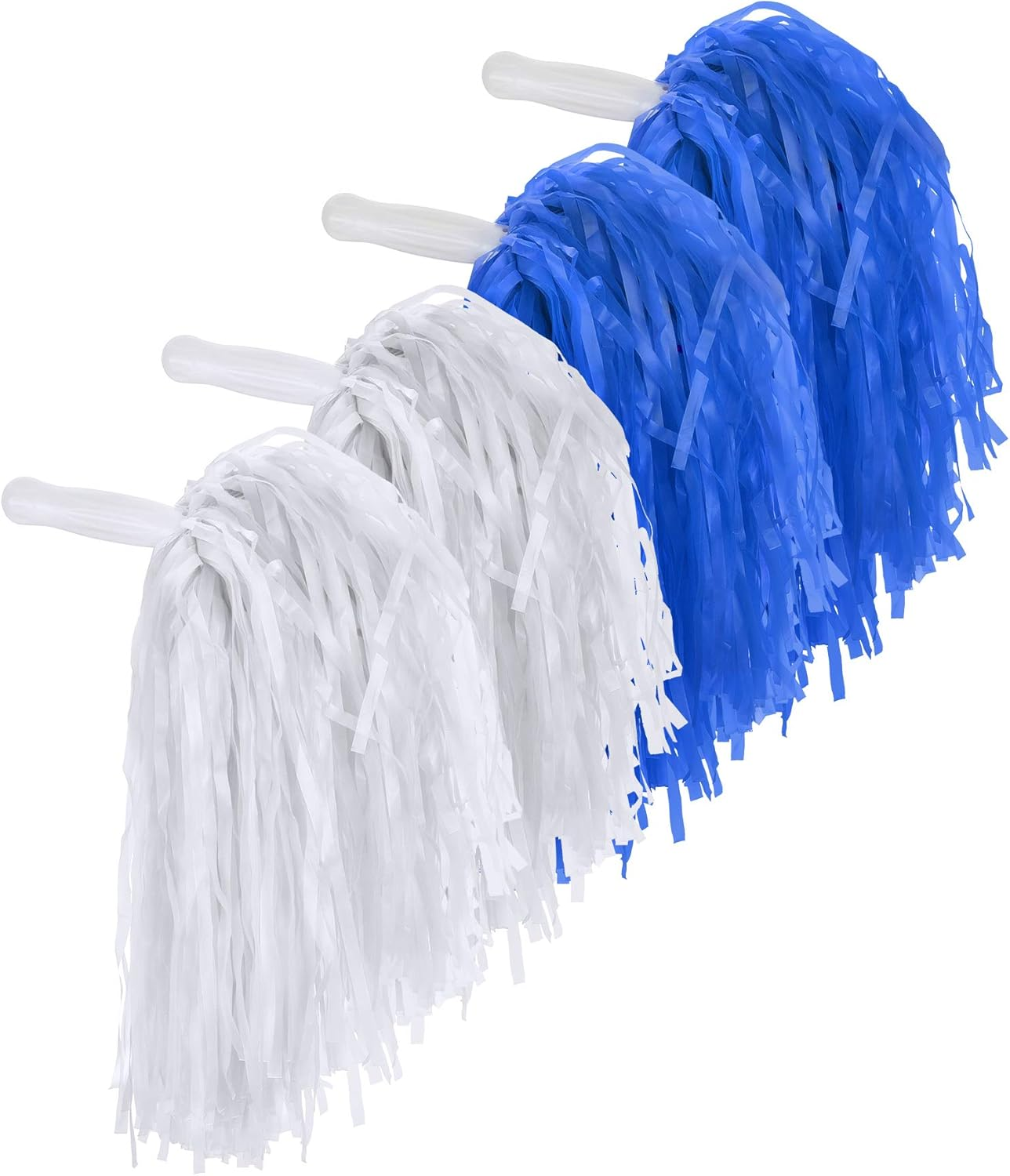 Pangda 12 Pack Cheerleading Pom Poms Sports Dance Cheer Plastic Pom Pom for Sports Team Spirit Cheering