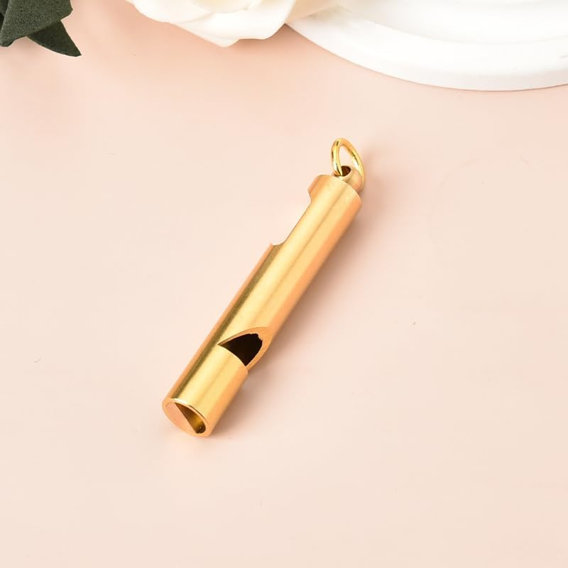 Cat Dog Whistle Training Recall Hunting Emergency Whistle Survival Loud Keychain Hiking Safety Whistle Gold Coach Police Whistle for Adults Sports Camping Bottle Opener Whistle Keychain
