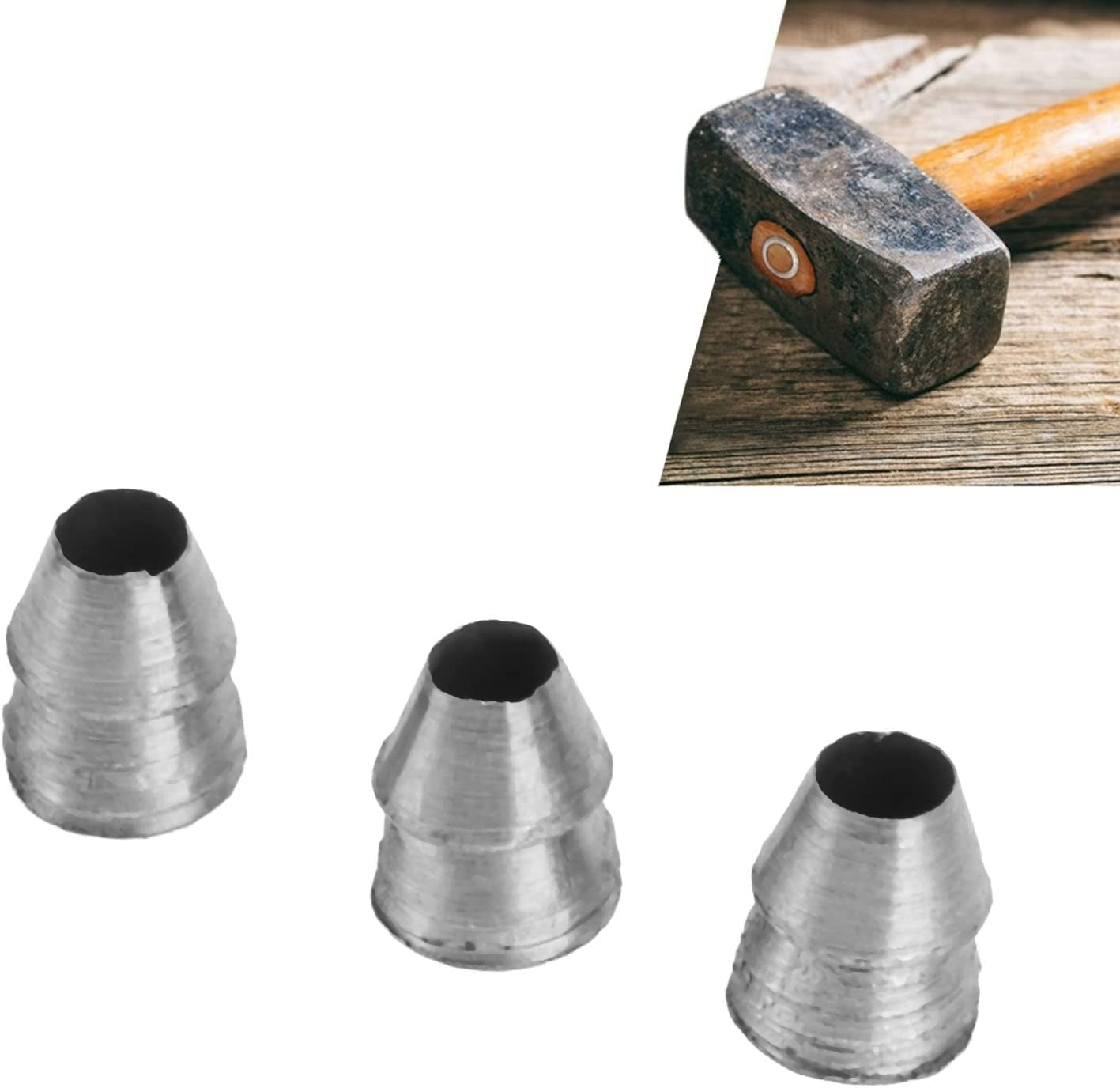 20Pcs round Handle Wedges Premium Steel, Axe Wedges for Axe Claw Hammer Sland Mauls Handle Kit Axe Axe Wedges (Diameter 8Mm / 0.31In) image number 4