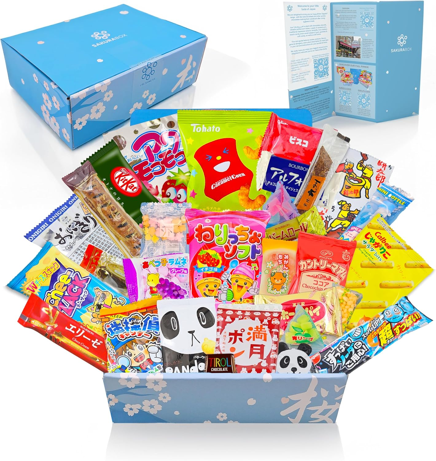 Sakura Box Japanese Vegetarian Snacks & Candy 30 Piece Dagashi Set Halal Friendly Food image number 5