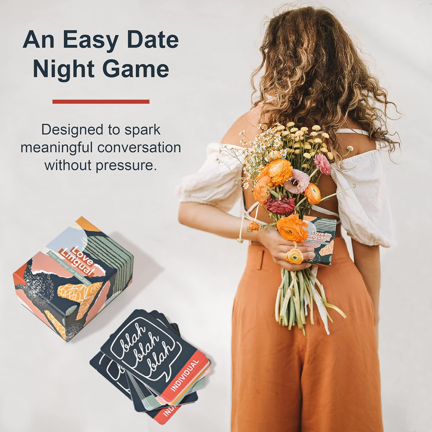 Love Lingual: Card Game - Better Language for Better Love - 150 Conversation Starter Questions for Couples - to Explore & Deepen Connections with Your Partner - Date Night & Relationship Cards - Level 2 image number 4