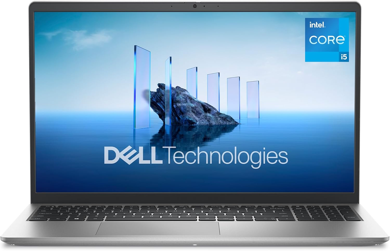 Dell 15 Laptop Dc15250-15.6-Inch FHD+ 120Hz Display, 13Th Gen Intel Core I5-1334U, 16GB RAM, 512GB SSD, Intel UHD Graphics, Windows 11 Home, 1 Year Basic Onsite Service - Platinum Silver image number 1