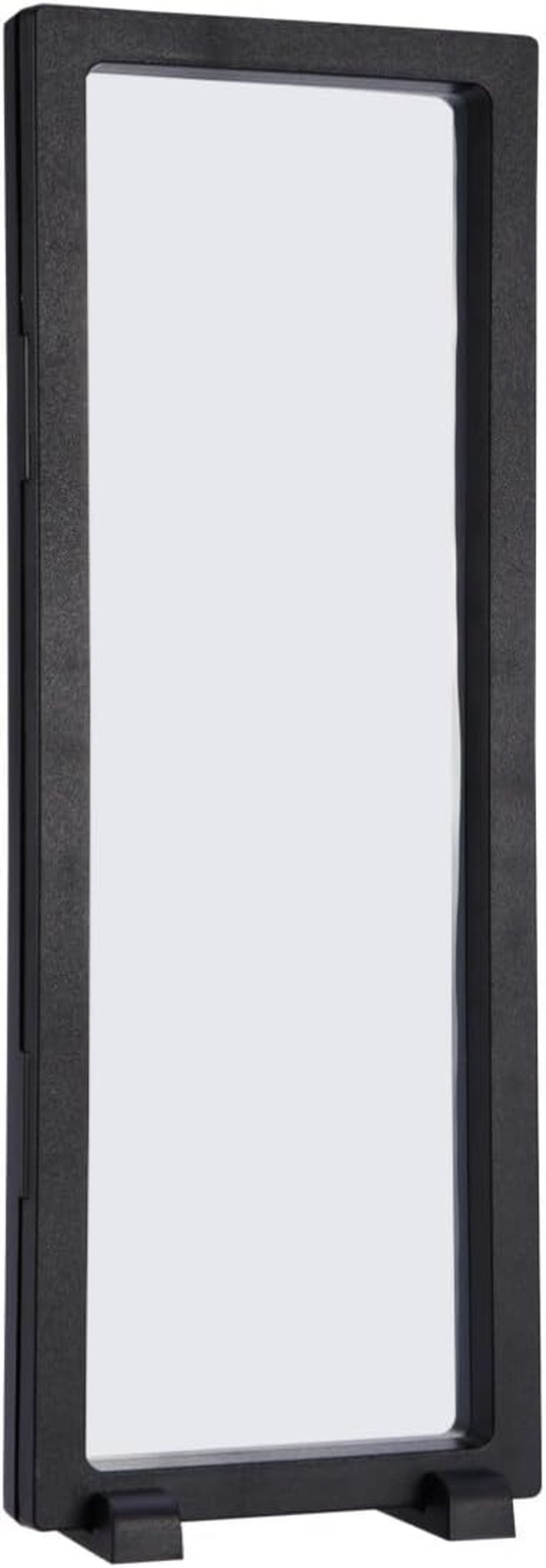 AOKWAWALIY 3D Floating Frame Shadow Box Display Case Coin Box Jewelry Display Show Case 11X30Cm (Black) image number 4