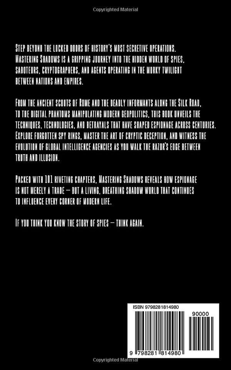 Mastering Shadows: Spycraft ~ Tradecraft ~ Espionage image number 1