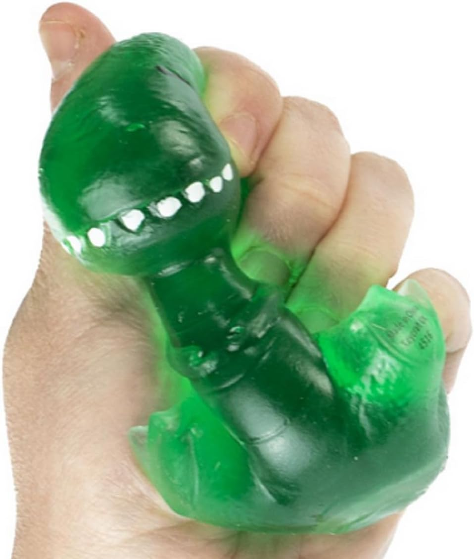 Keycraft Squishy Dino Toy, Soft Dinosaur Stress Reliever, 3 Assorted Colours, Collectible Squishy Toy for Kids, Imaginative Play, Random Colour Sent image number 1