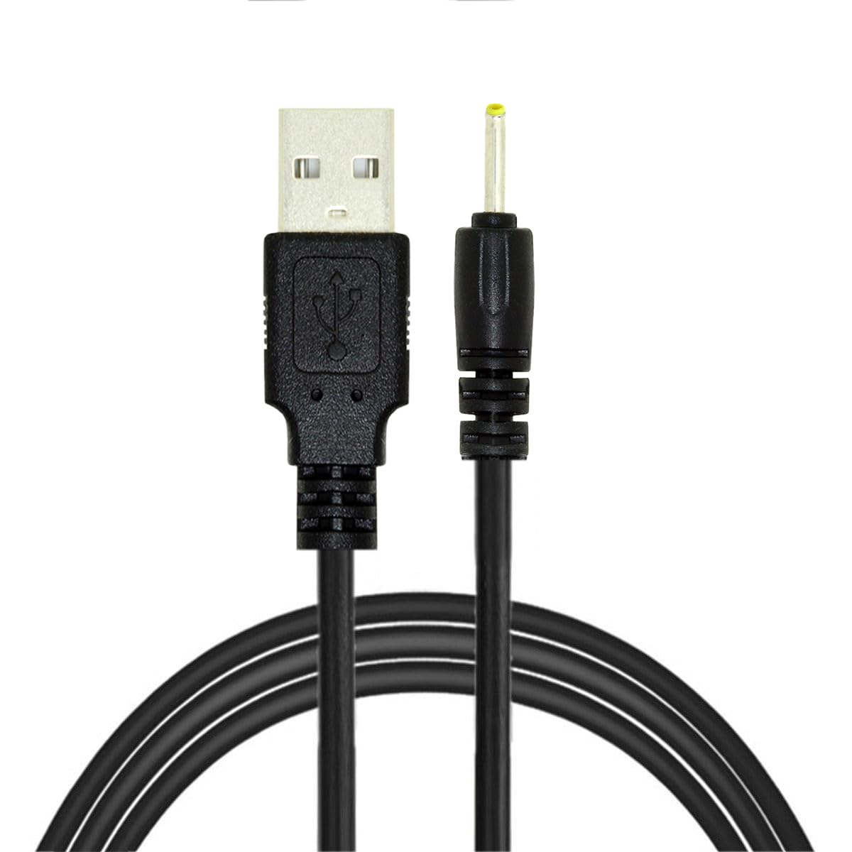 Chenyang USB 2.0 Type a Male to DC 2.35Mm 2.50Mm 0.7Mm Power Plug 5V Cable 100Cm 18AWG for Tablet - Black 2.35X0.7Mm image number 6