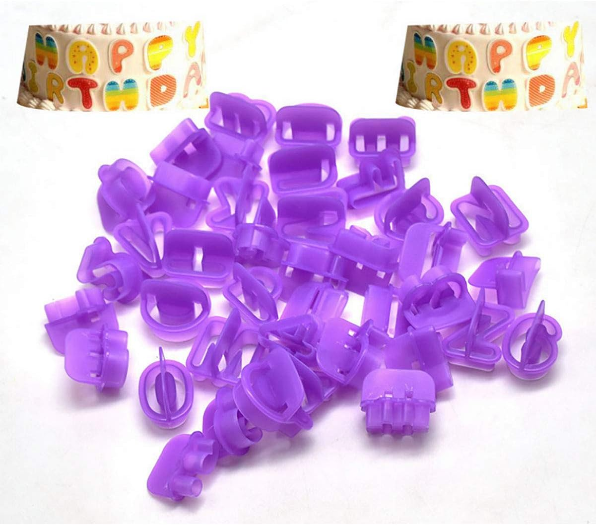 Fondant Letter Cutters, Alphabet Cutters, Letter and Number Fondant Cutter Set, 40-Pieces, Cookie Fondant Cake Mould Letter Cutter for Fondant Icing Baking Cake Decorating and Sugarcraft image number 3