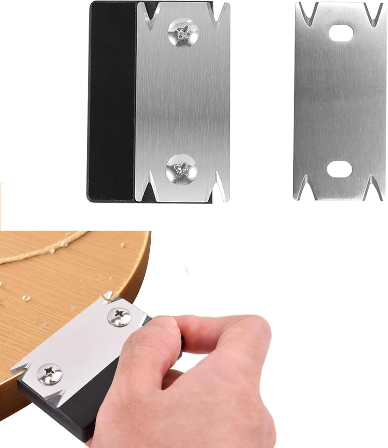 Edge Banding Trimmer,Upgraded Mini Edge Band Trimmer & Cutter,Edge Band Trimmer,Stainless Steel Blade Veneer Edge Trimmer for Woodworking, Durable Edgebanding Trimming Tool for Wood, Veneer, PVC, ABS image number 5