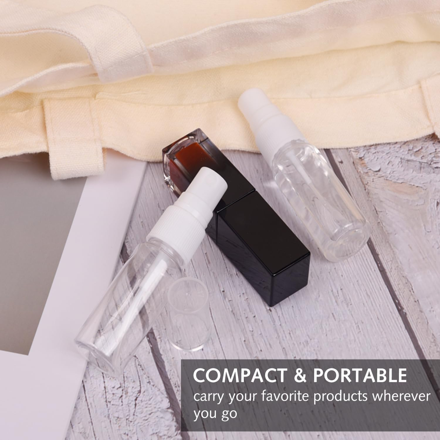 Luxiremi 4 X 20 Ml Refillable Spray Bottles, Reusable Travel Fine Mist Spray Bottles for Hair, Cleaning, Aromatherapy and Essential Oil image number 4