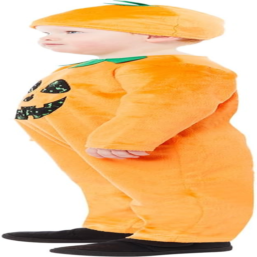 Amscan 9917962 Baby Halloween Lil Pumpkin Fancy Dress Costume, Unisex, Multi, 18-24 Months image number 3