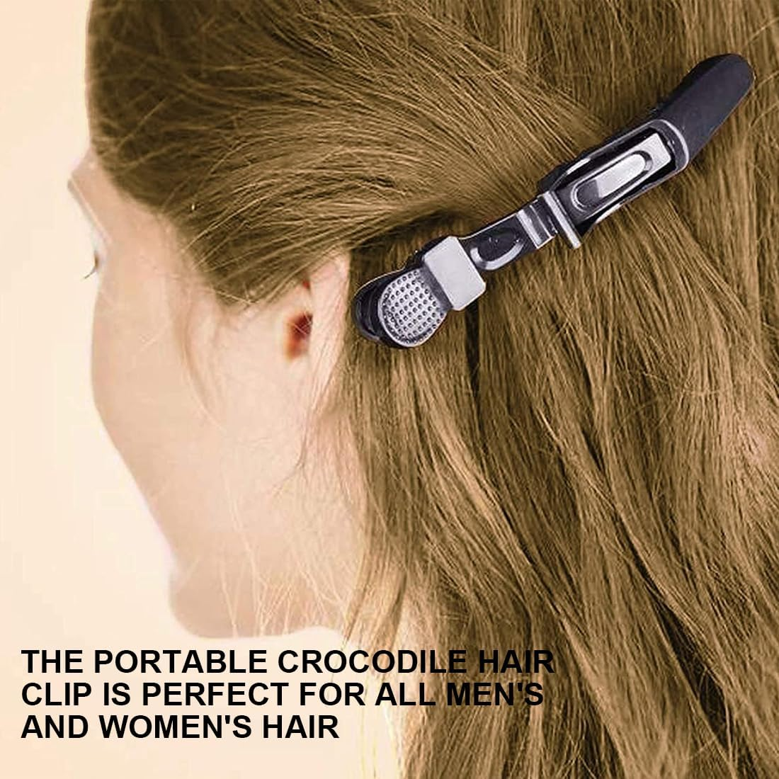 6 Pcs Hair Clips Black Hair Clips Hair Fixing Black Plastic Hair Clips image number 5