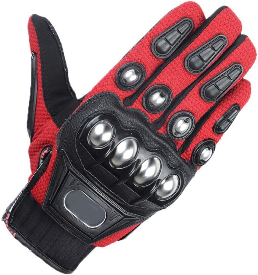 Outdoor Glove Steel Knuckle Motorcycle Motorbike Powersports Safety Gloves