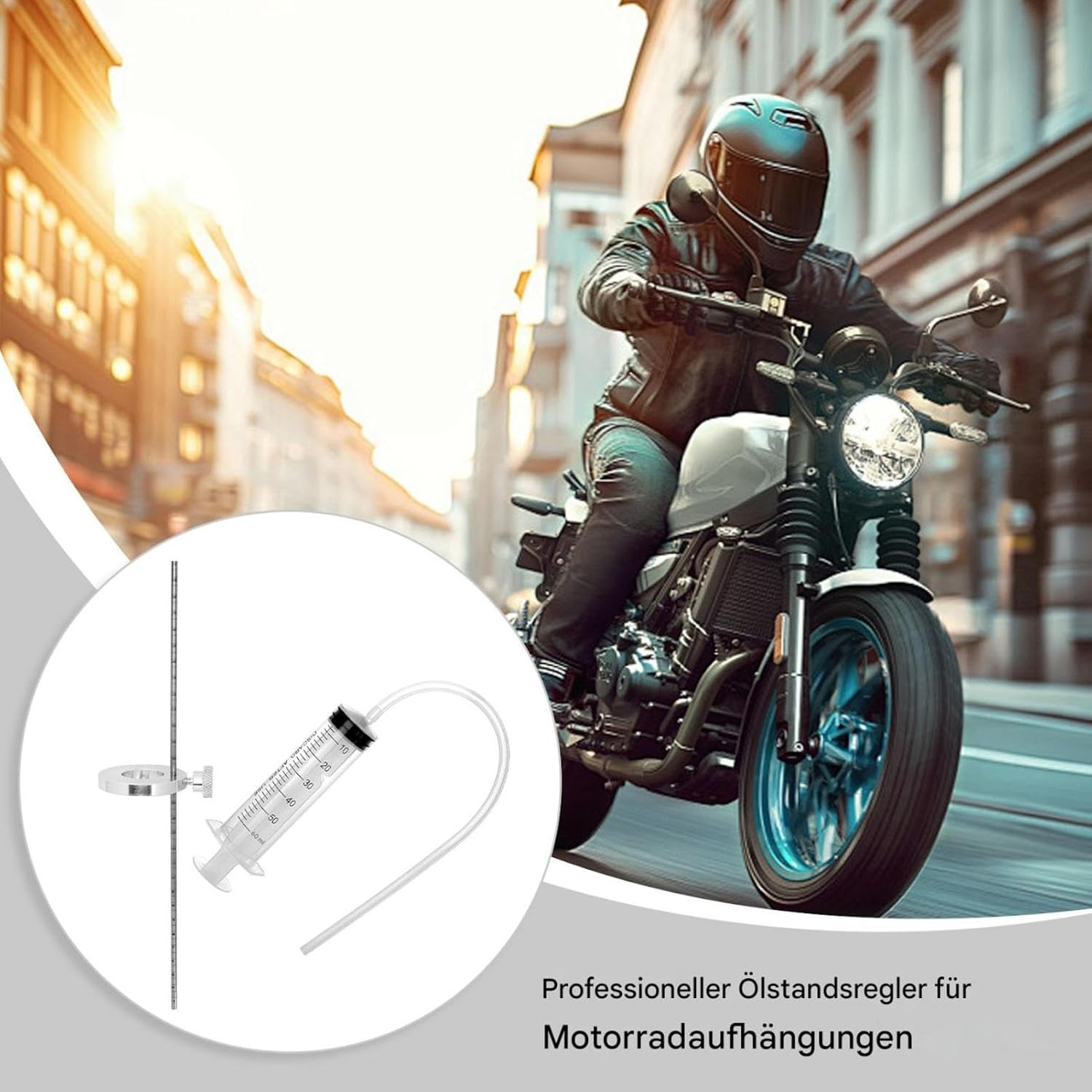 Fork Oil Mirror Tool, Fork Gasket Driver Kit, Precise Motorcycle Fork Seal Driver Kit, Seals Tight Powersports Supplies, Automotive Equipment for Professionals, Beginners image number 1