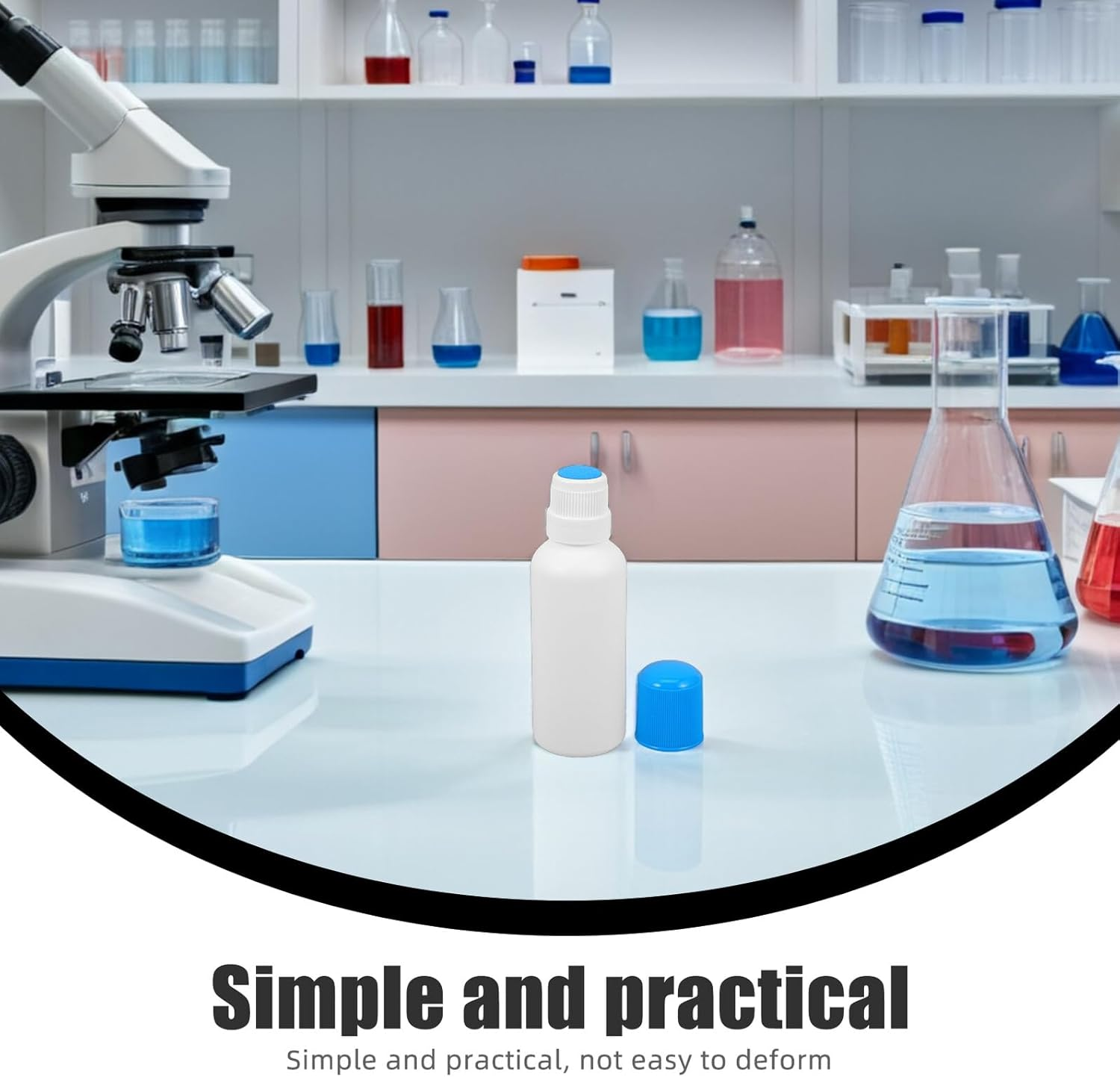 ULTECHNOVO 4Pcs Plastic Liquid Applicator Containers 100Ml Empty Sponge Head Dauber Bottles Refillable Cosmetic Containers for Travel Craft Use image number 6