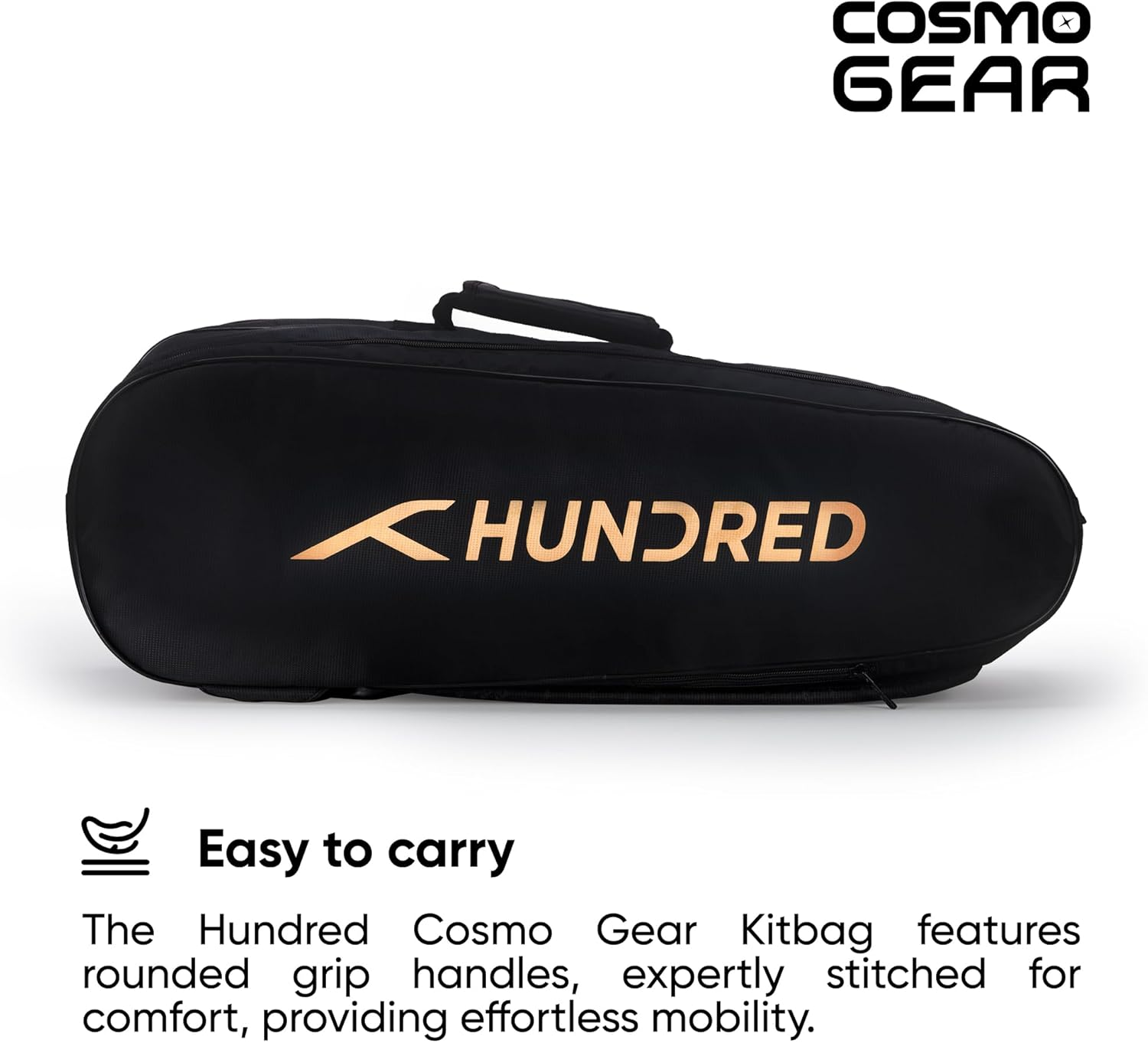 Hundred Cosmogear Badminton Kit-Bag - Black/Red image number 4