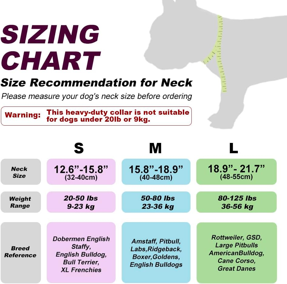 TSPRO Tactical Dog Collar 1.5 Inch Wide Dog Collar Military Grade Strong Dog Collar Thick Dog Collar Heavy Duty Metal Buckle Dog Collar(Khaki-M) image number 1