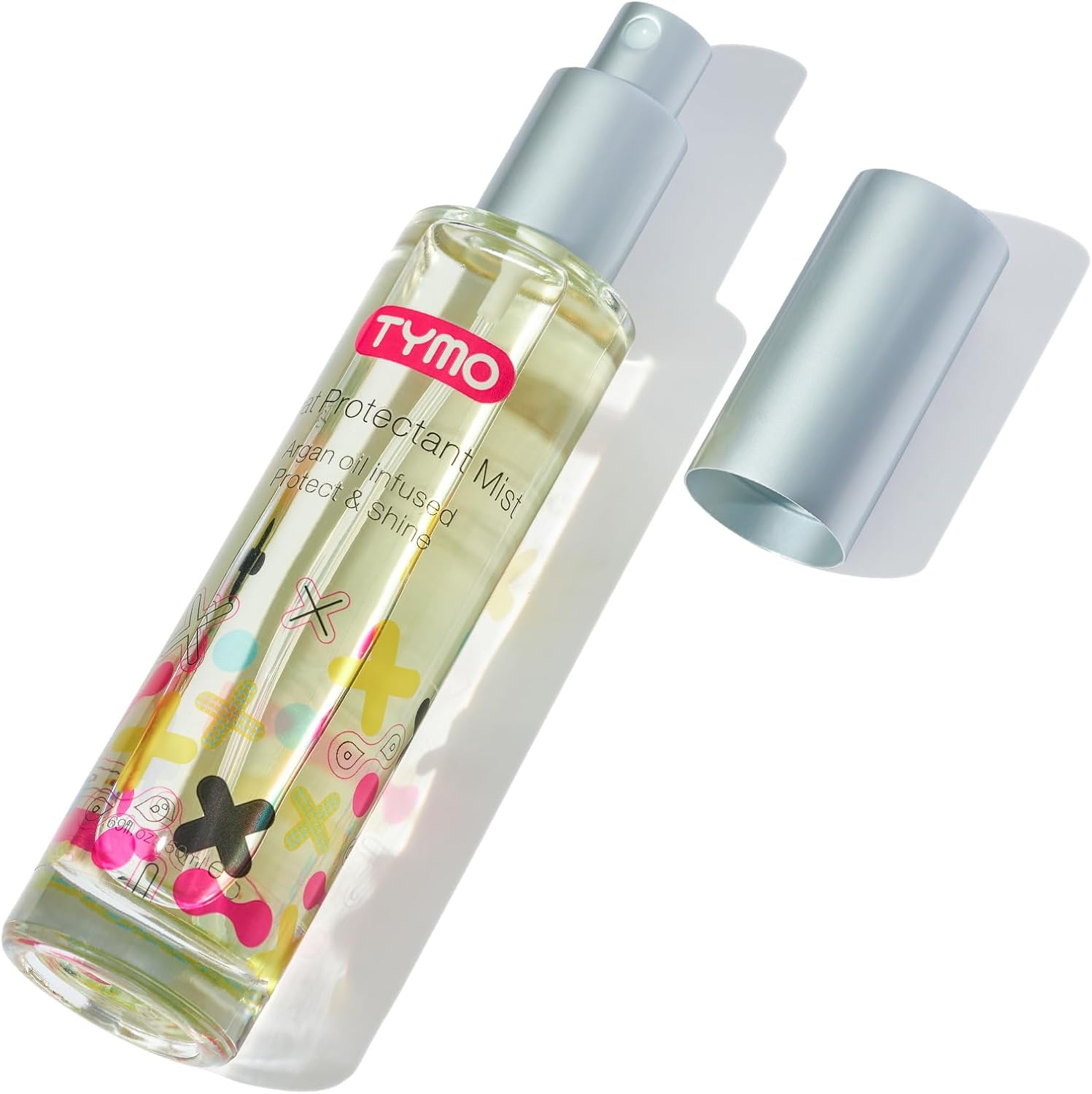 TYMO Heat Protection Hair Spray with Argan Oil for Styling Tools, Heat Protectant Spray to Smooth & Hydrate, Natural Clean Formulation, Multi-Benefit Treatment, Lightweight for All Hair Types image number 1