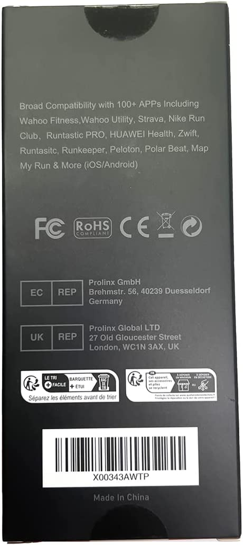 FITCENT Heart Rate Monitor Armband, Bluetooth ANT+ Optical Heart Rate Sensor Arm Band, Rechargeable Fitness Tracker for Peloton Strava Zwift Polar Beat DDP Yoga Wahoo Fitness image number 5