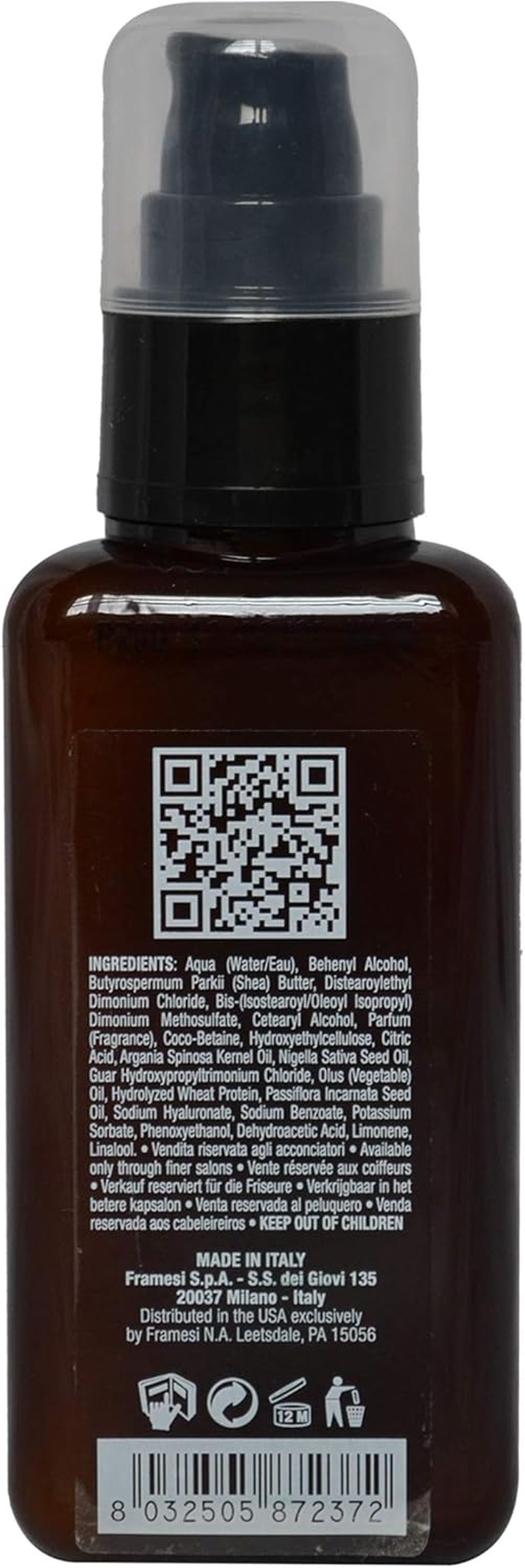 Framesi Barber Gen Hair & Beard Natural Balm, Rinse-Out Beard Conditioner