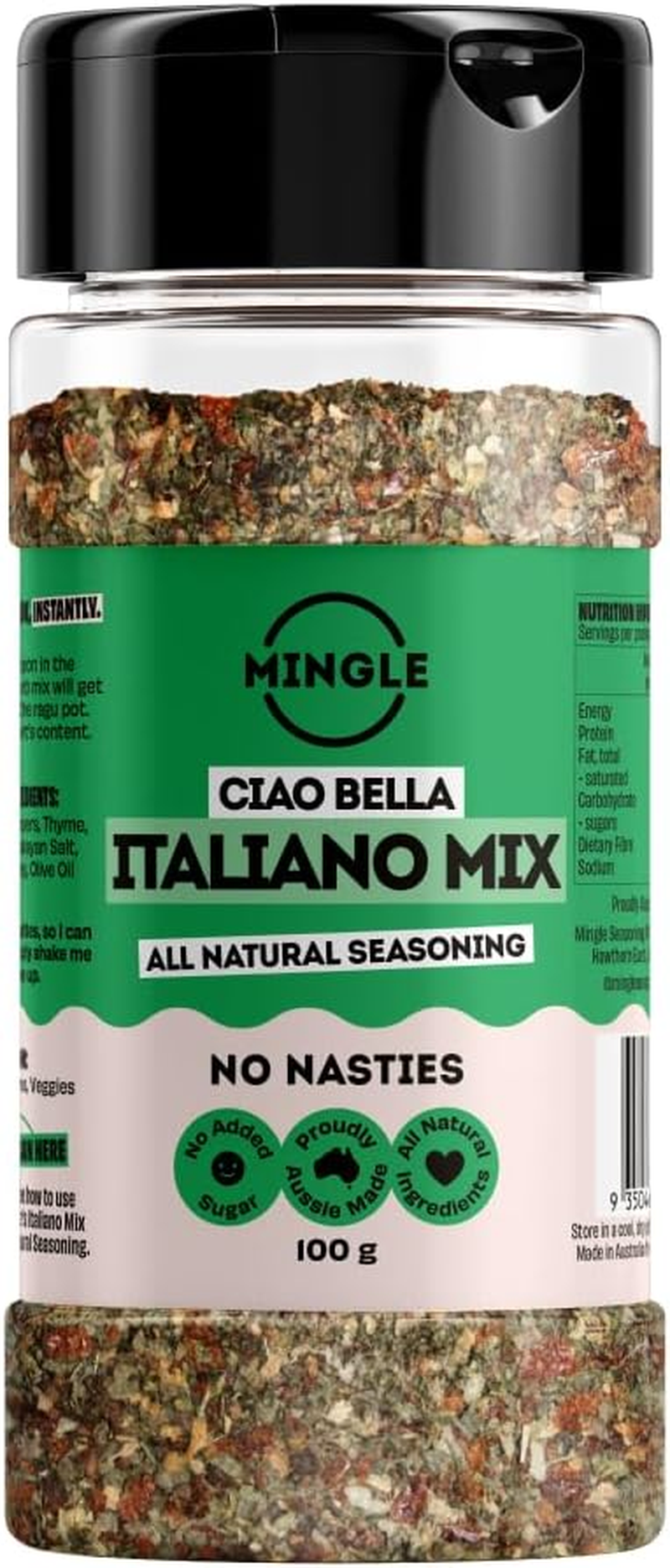 Mingle Seasoning No Nasties Mambo Italiano Mix Seasoning image number 1