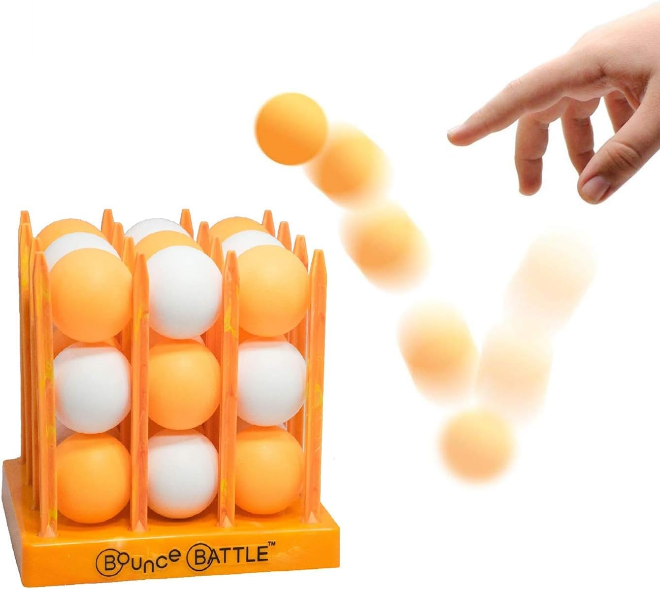 Bounce Battle Marbled Edition Game Set - an Addictive Game of Strategy, Skill & Chance
