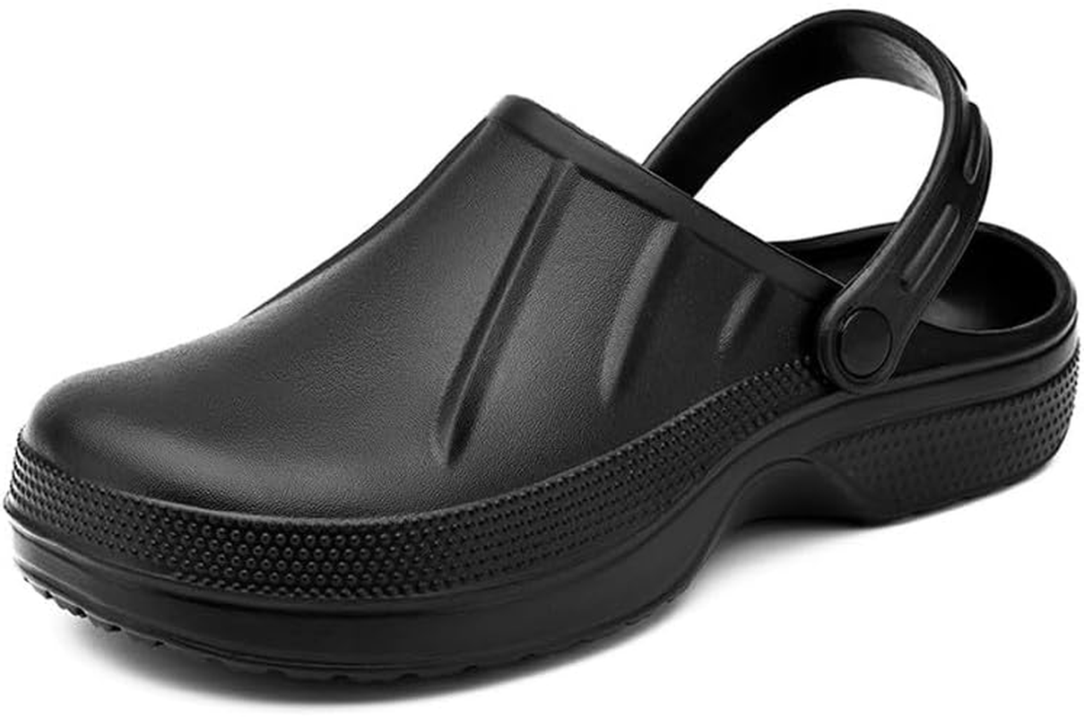 BMINFEE Men'S Clogs Sandals Slippers Orthopedic Shoes Slip Resistant, Arch Support, Comfortable, Cushion, Slip-On, for Chef, Nurse, Garden image number 5