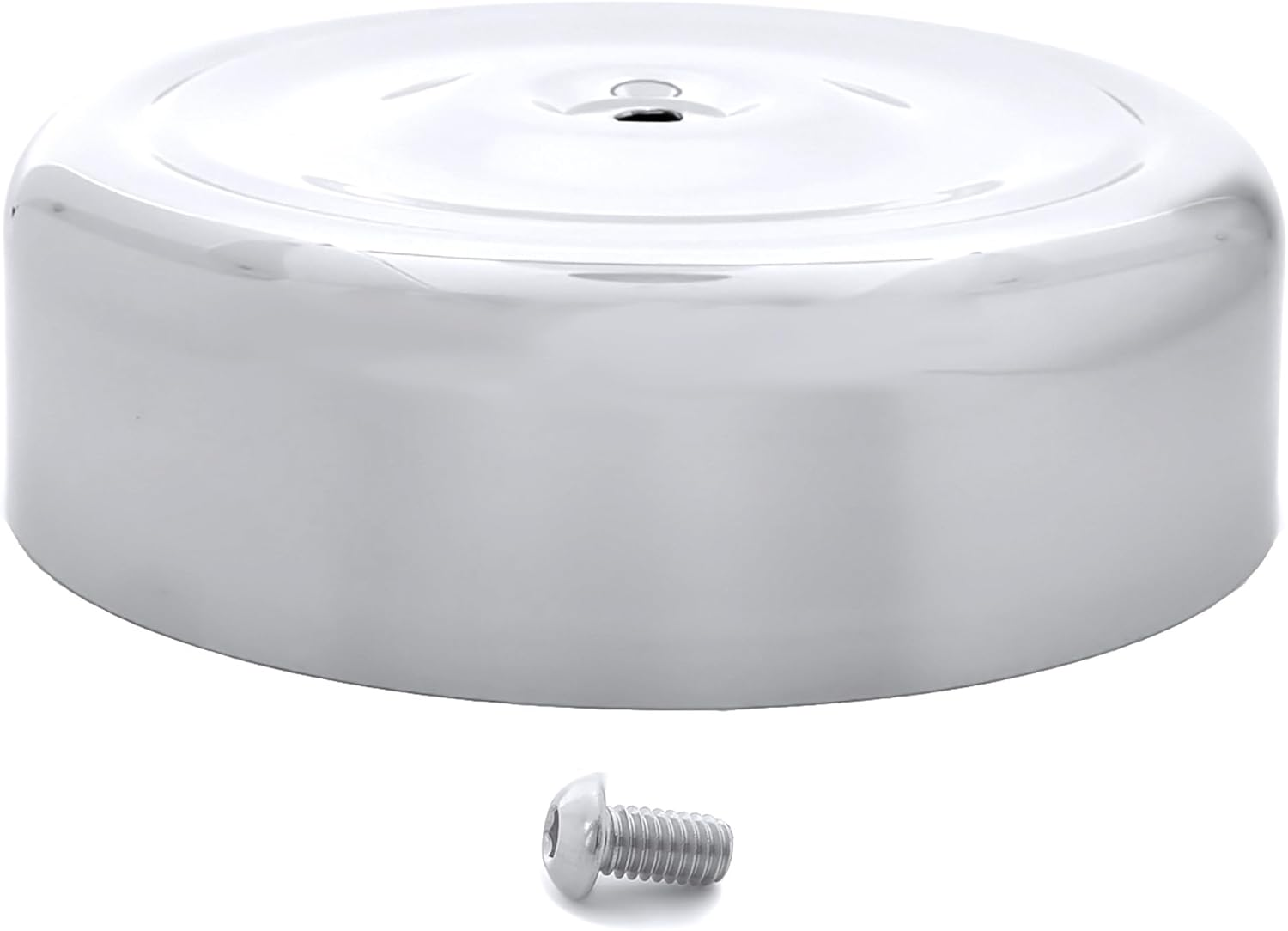 7'' round Air Cleaner Cover for Harley Touring Electra Glide Sportster (Chrome) image number 6