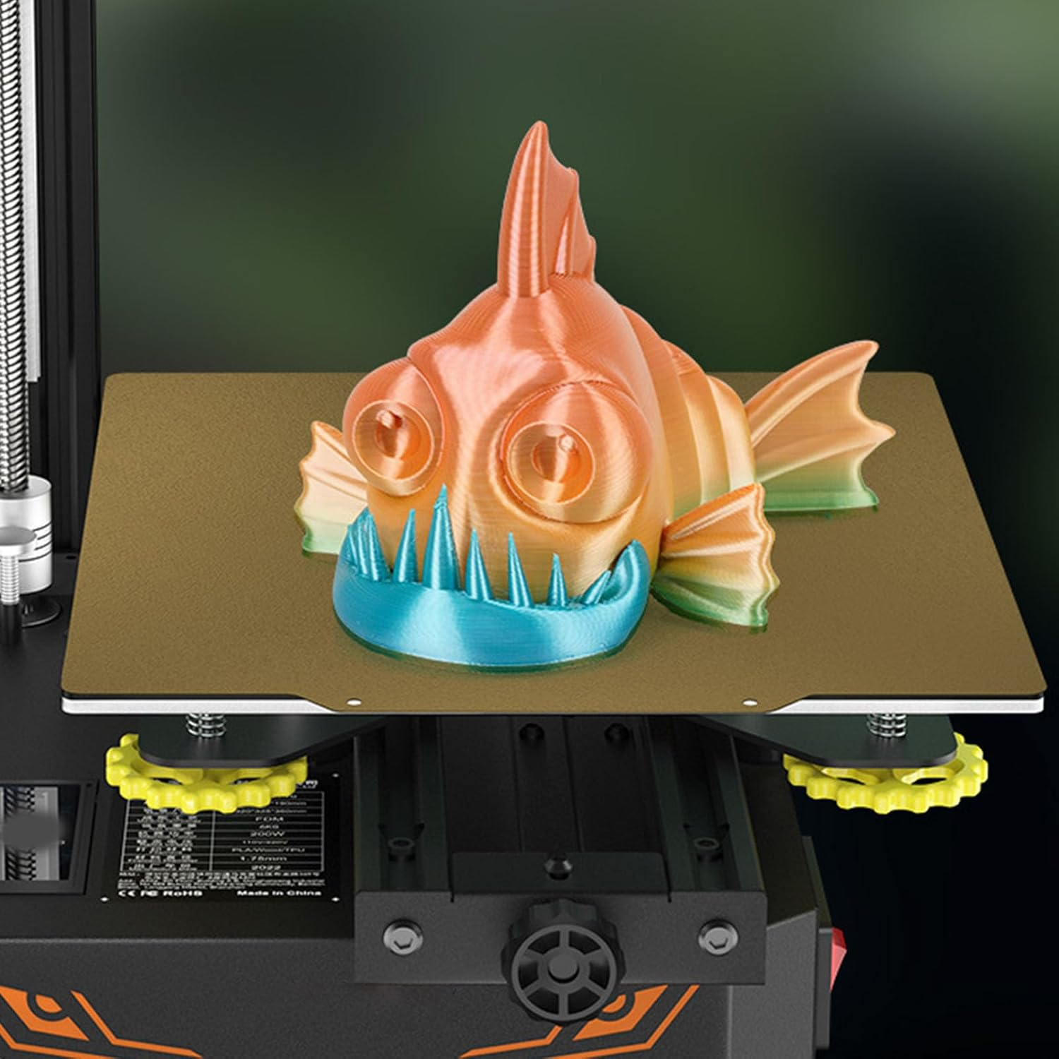 3D Printer Build Plate 300X300Mm CR10 Magnetic Build Plate Smooth Carbon Fiber PET Textured Spring Steel Sheet with Magnetic Base image number 6