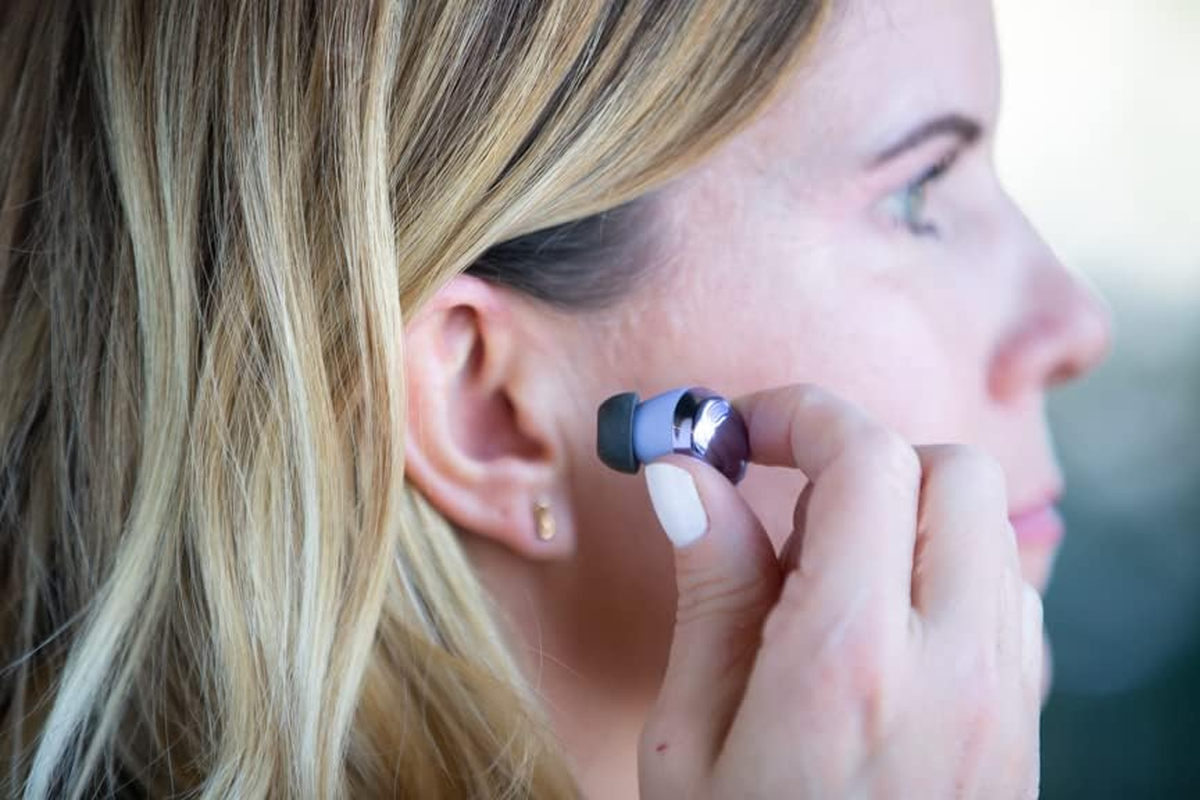 COMPLY Two-210-C Memory Foam Earbud Tips for Samsung Galaxy Buds Pro Earphones, Black (Small, 3 Pairs) image number 6