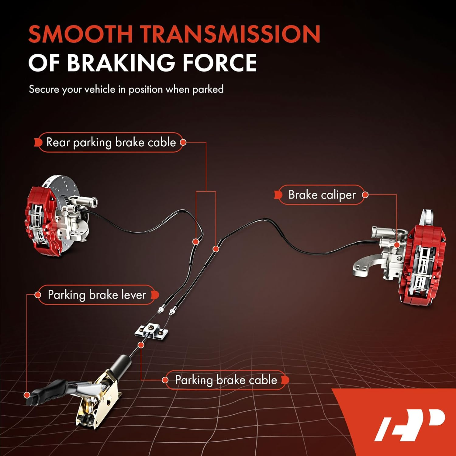 A-Premium Parking Brake Cable Replacement for Honda Cr-V 2005-2006 Rear Right image number 3