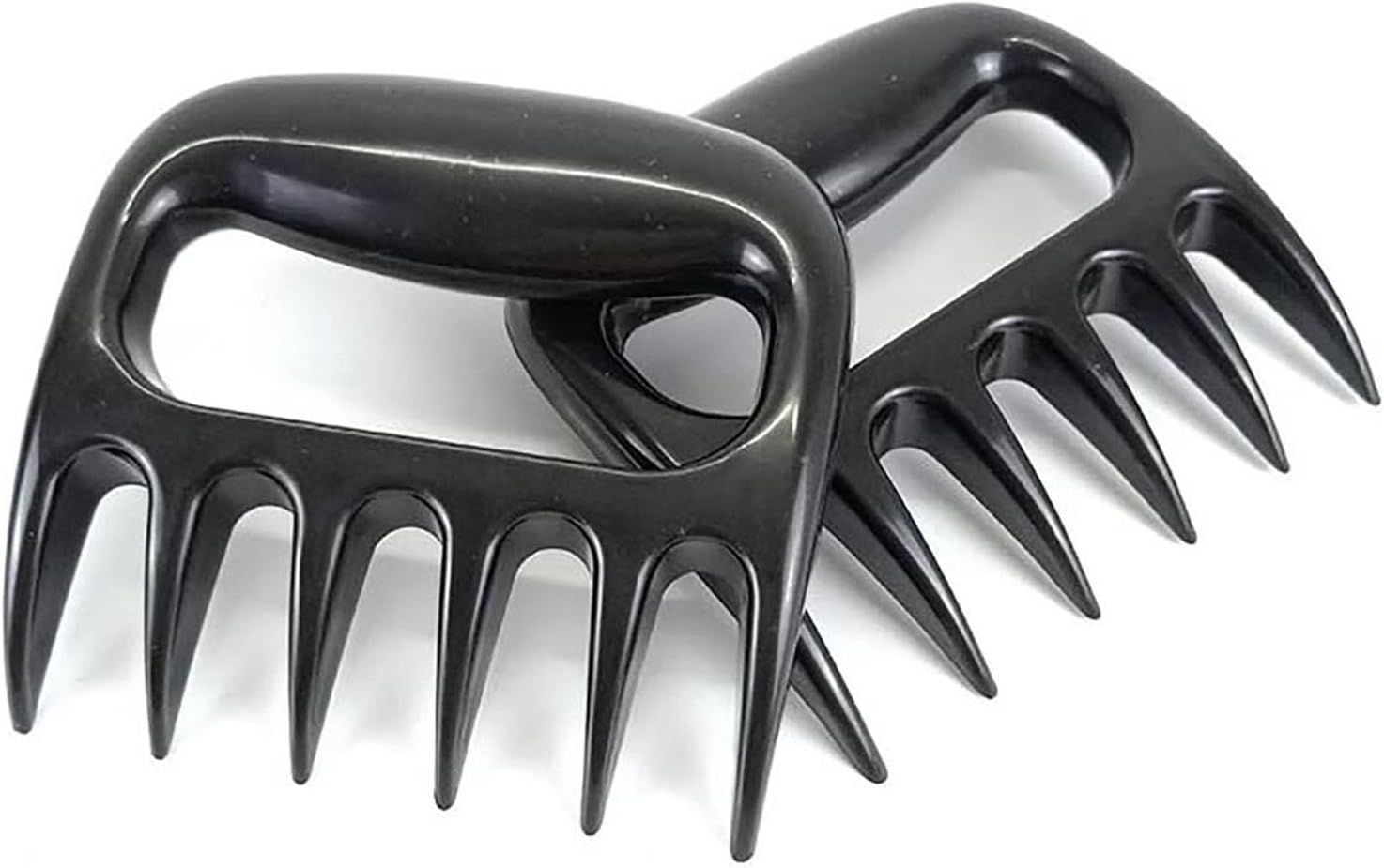 Meat Claws 2 Pcs, Chicken Shredder Tool, Meat Shredder Tool, BBQ Claws for Shredding Meat（Black）