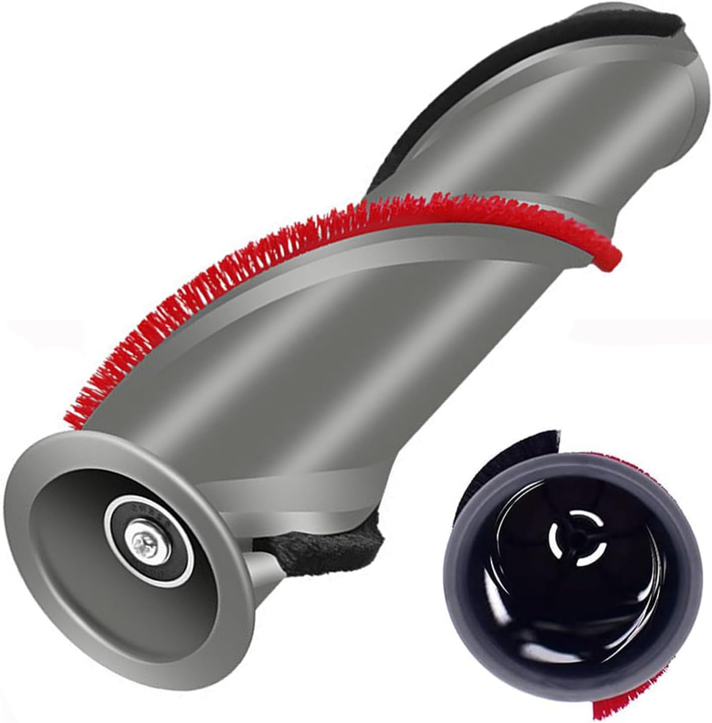 HUAYUWA Replacement Brushroll Carpet Brush Cleaning Roller Sweeper Bar (4 Holes Interior, D=50Mm) Fits for Dyson V10 Motor Head Vacuum Cleaner Rolling Brush Bar Spare Parts