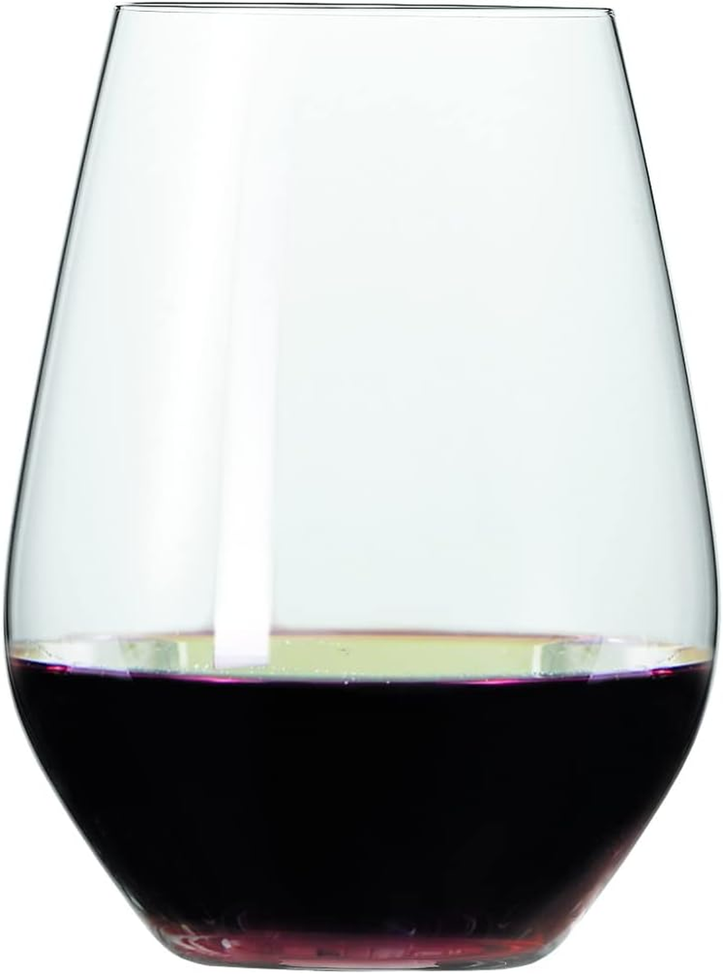 Spiegelau Authentis Casual All Purpose Tumbler, L, Clear &ndash; Elegant Crystal Drinkware for Wine, Cocktails & Beverages &ndash; Machine-Made, Durable & Dishwasher Safe &ndash; 460 Ml Capacity (Pack of 4) image number 4