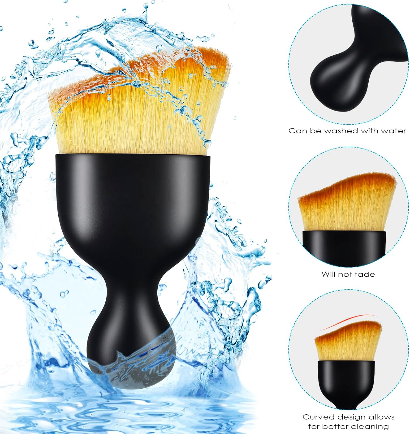 Set of 4 Car Interior Dust Sweeping Soft Brush, Dust Brush, Car Brush Interior, Car Care, Cleaning, Cleaning Brush, Car Brush, Cleaning, Dust Sweeping Car Brush image number 4