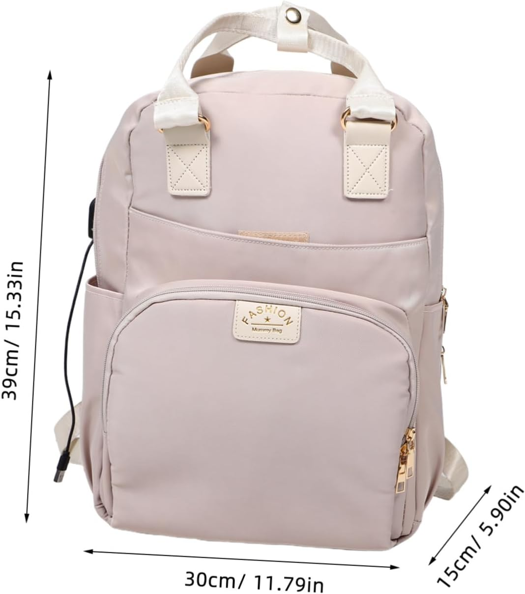 Holibanna Multi-Functional Diaper Bag Backpack Shoulder Diaper Bag for Mom Portable Travel Tote image number 5