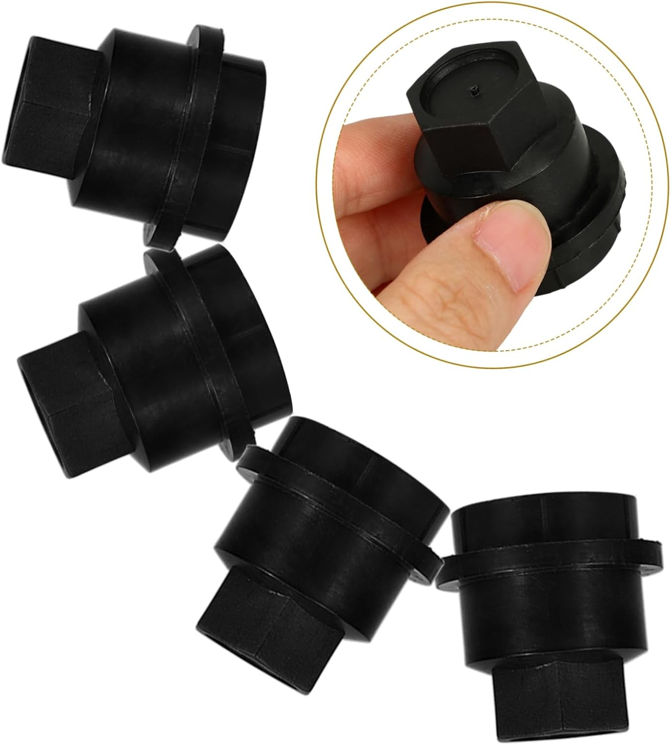 COSMEVIVI 20Pcs Lug Nut Covers for Car Wheels Wheel Nut Caps Trailer Tire Accessories Automotive Tire Bolt Caps Easy Install Car Accessories image number 3