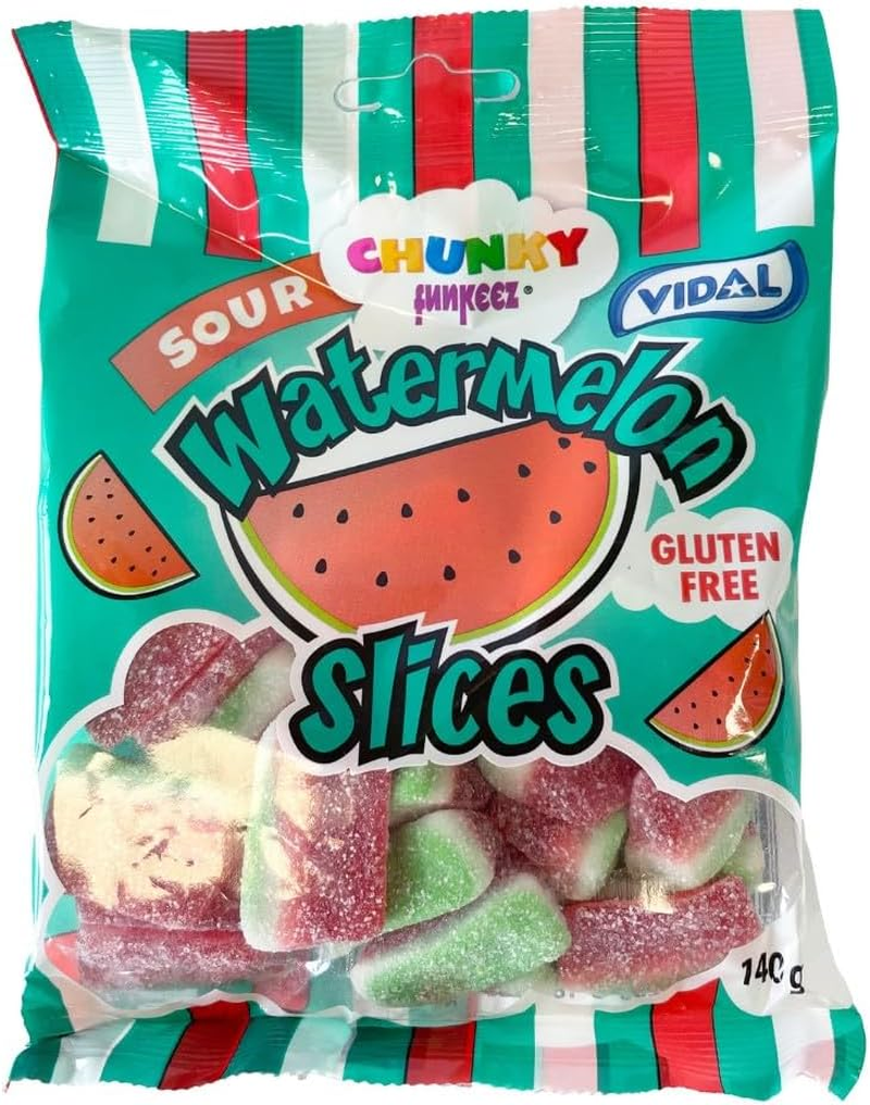 Chunky Funkeez Sour Watermelon Slices 140G
