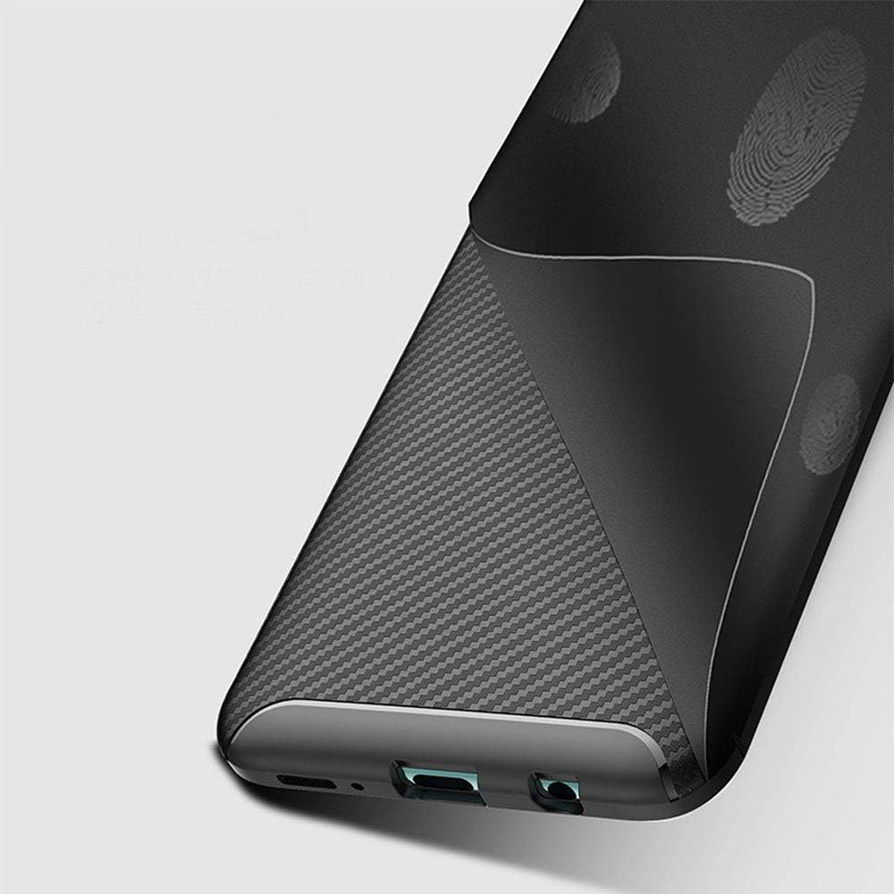 HEYUS for Samsung Galaxy A70 Case, Protective Carbon Fiber Case Cover Compatible with Samsung Galaxy A70, Lightweight Ultra Thin Slim image number 1