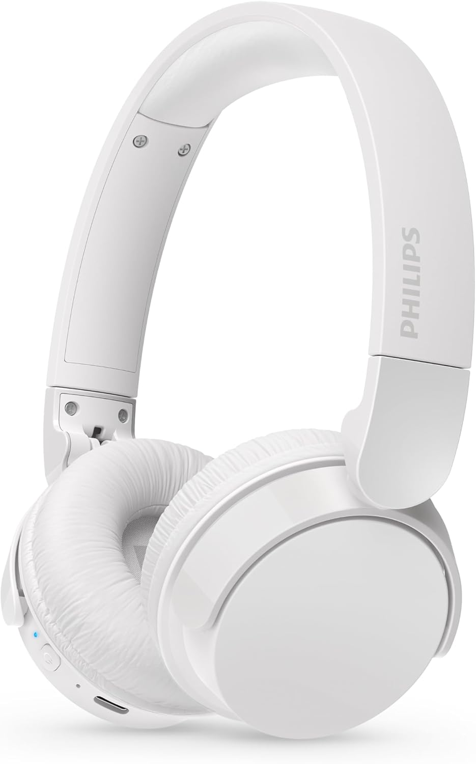 Philips TAH4209BL Lightweight On-Ear Wireless Bluetooth Headphones with Passive Noise Isolation - 55 Hours Playtime, Clear Calls, Dynamic Bass, 2 Hours USB-C Charging - Blue