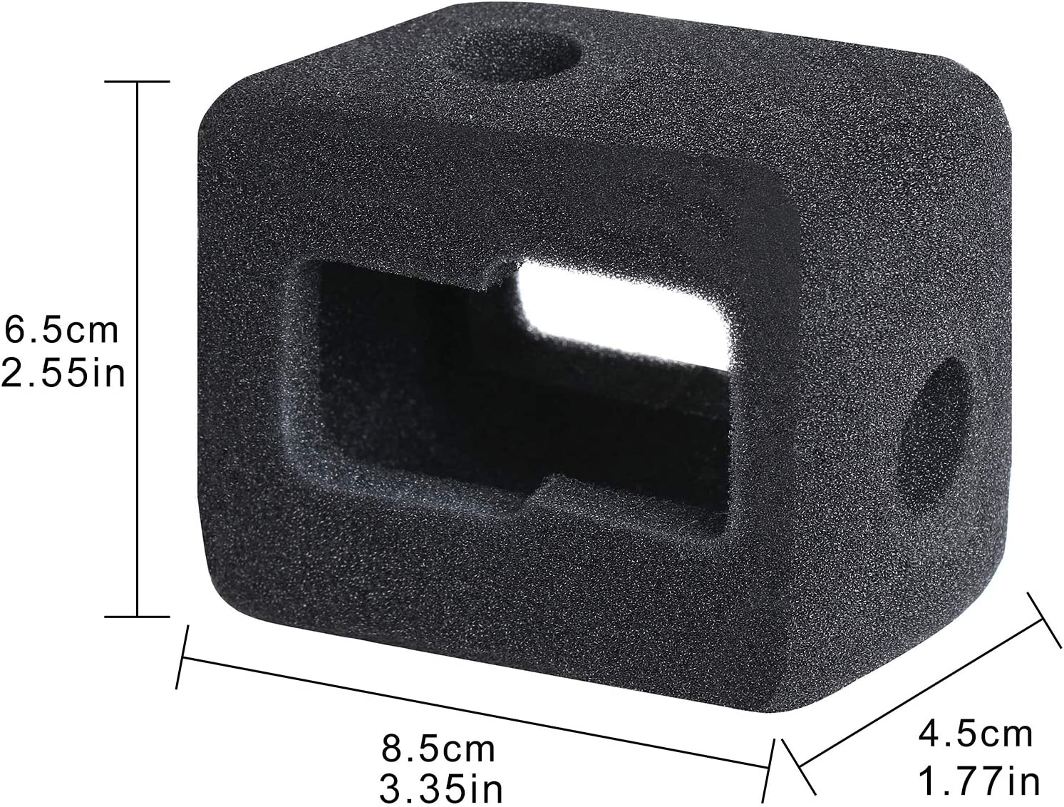 HSU Windslayer Cover for Gopro Hero 12/11/10/9 Black, Windslayer Cover Housing Frame Case, Video Noise Reduction Accessory (2 Pack) image number 1