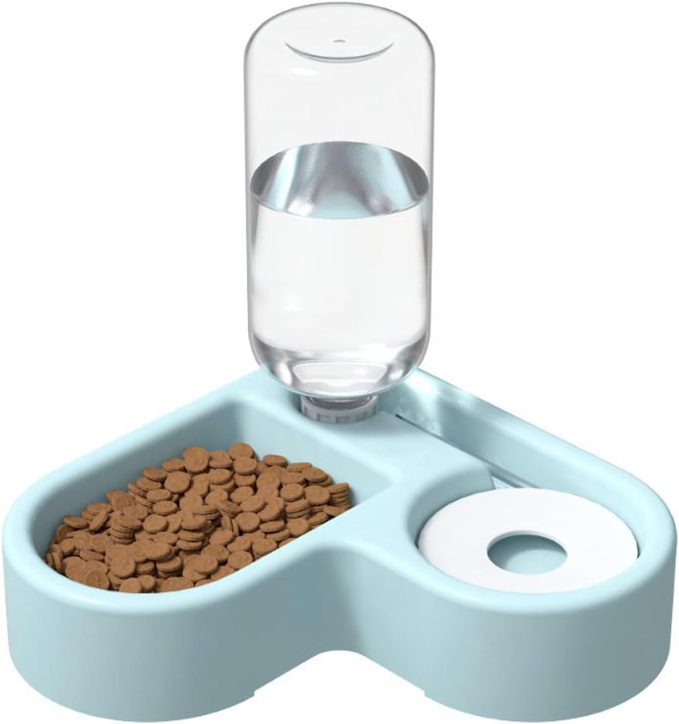 Pet Automatic Waterer Cat Bowl Food Bowl (Blue)