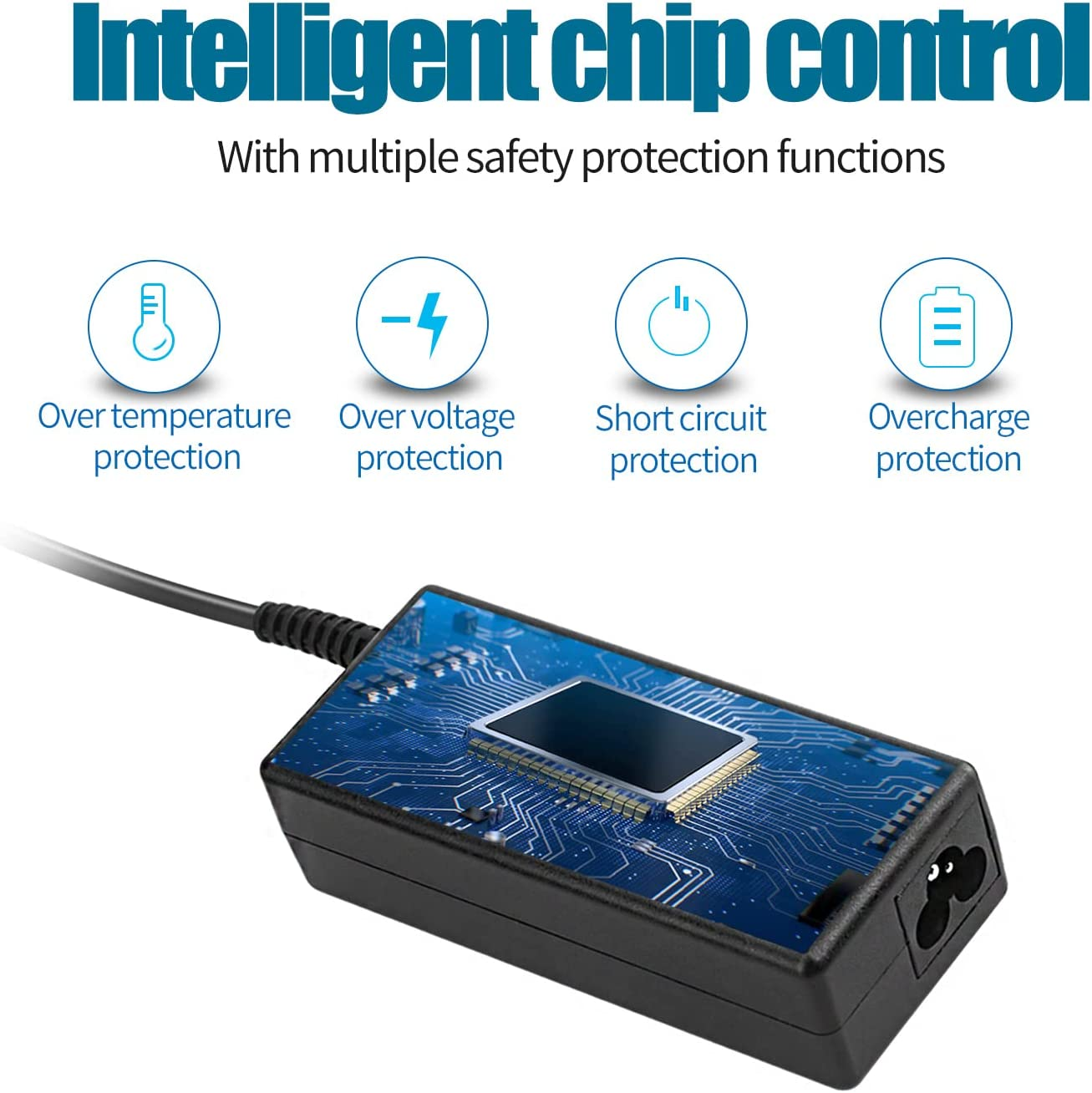 65W USB C Charger for Lenovo Laptop, Thinkpad, Yoga Slim 6 7 9, Chromebook, Ideapad Flex Duet Slim, Thinkbook Series ADLX65YDC2A ADLX65YLC2D ADLX65YDC3A ADLX65YDC2D Type AC Power Adapter image number 5