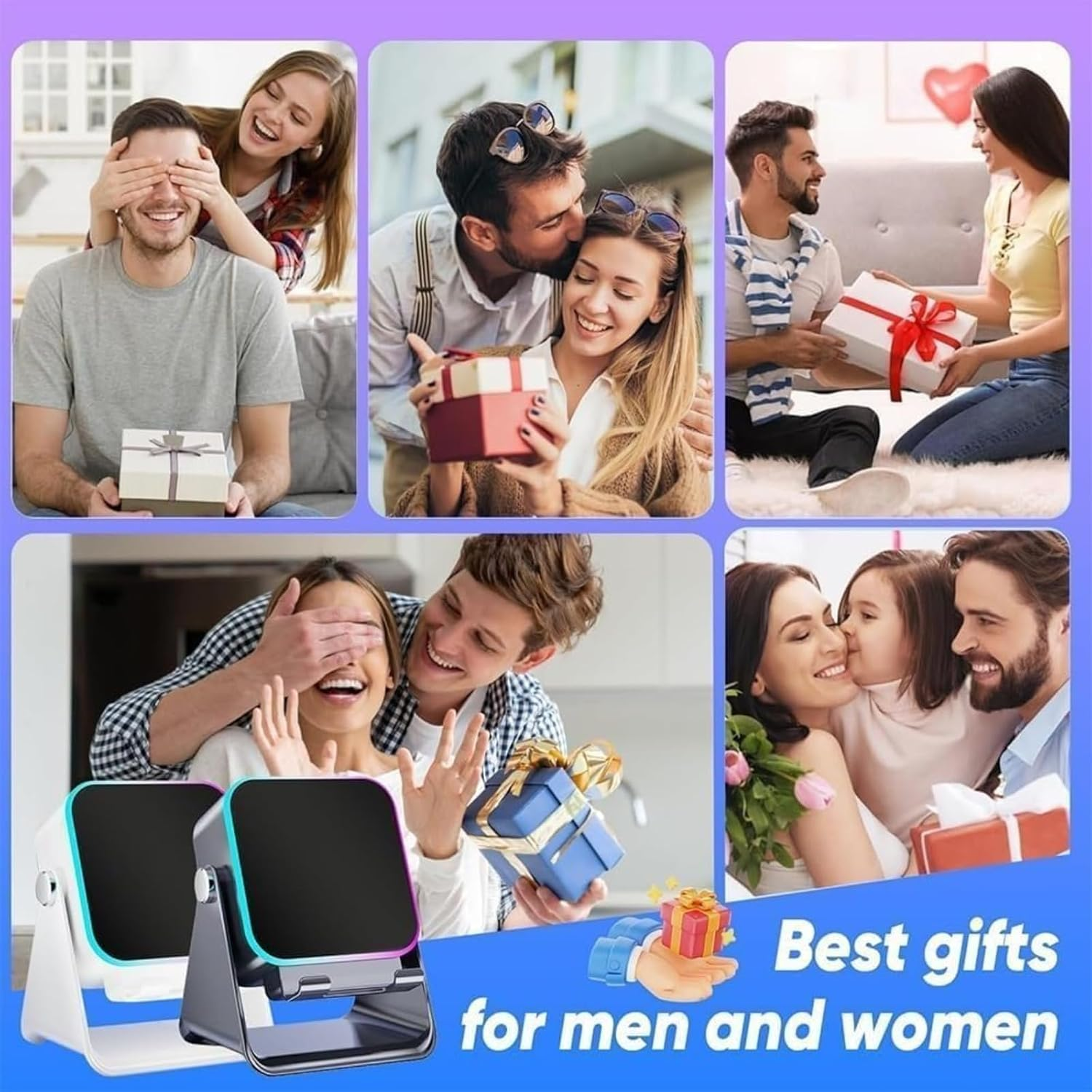 5-In-1 Wireless Induction Bluetooth Speaker with Adjustable Phone Stand, Wireless Induction Audio Speaker Stand, 360&deg; Rotating Design, USB Rechargeable for Smartphones (Black) image number 5