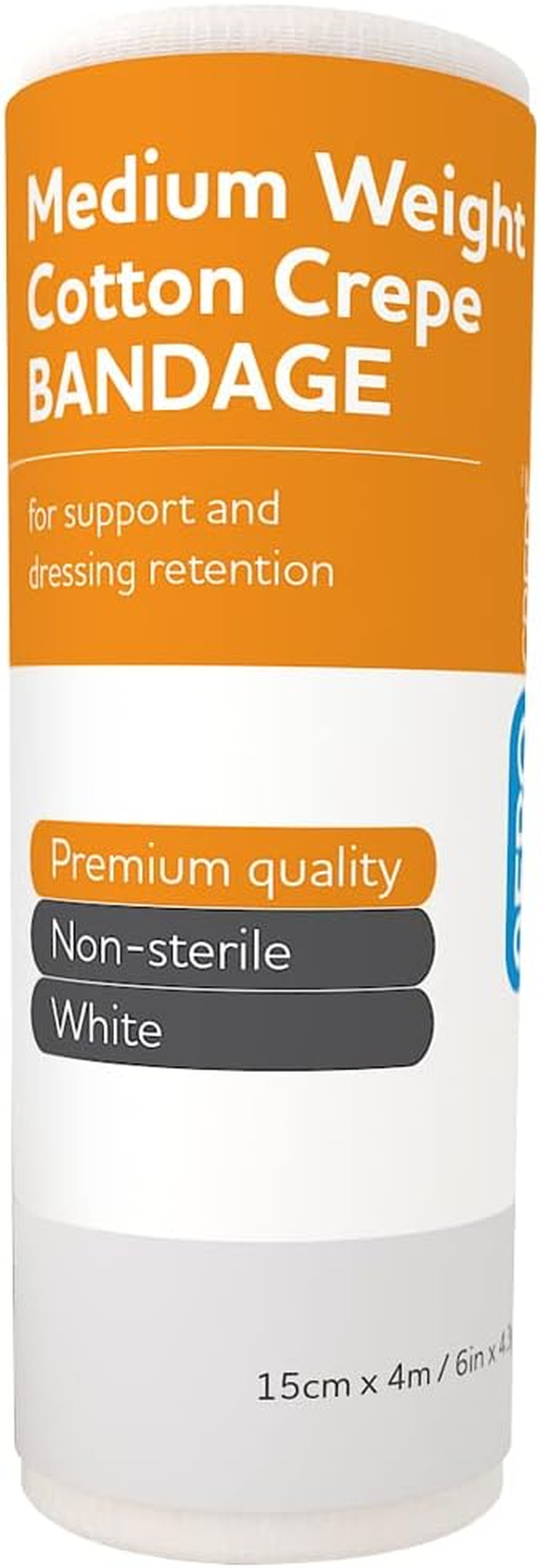 Aero Healthcare Aerocrepe Medium Cotton Crepe Bandages 7.5Cm X 4M, 12 Count, Pack of 12 image number 1