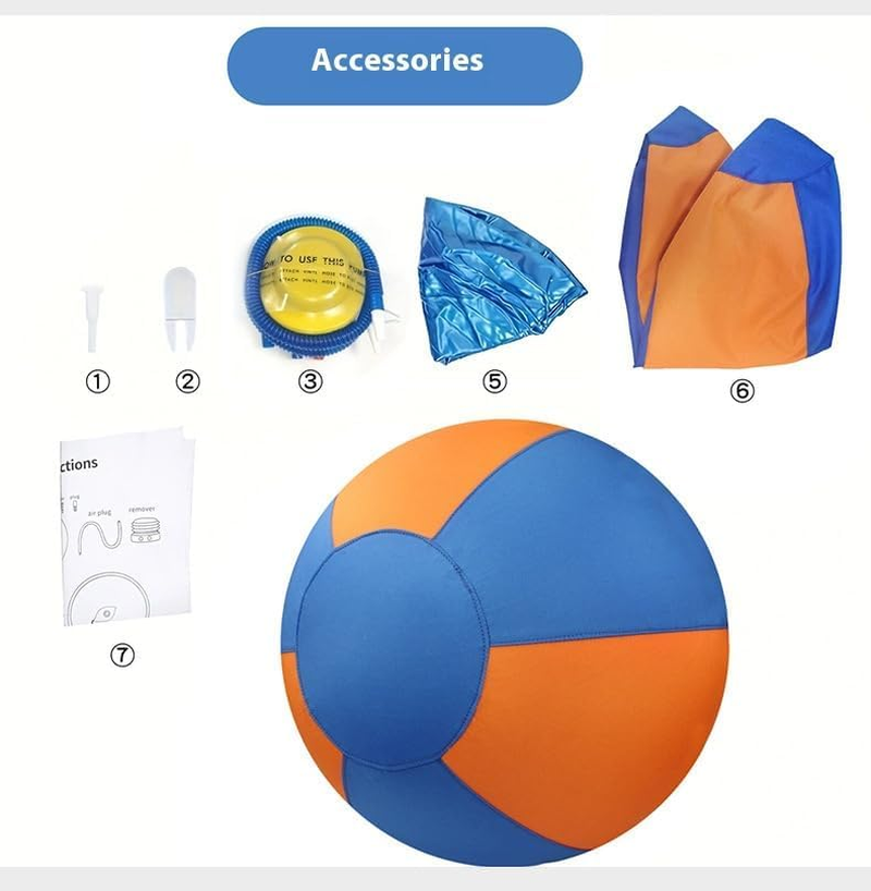 Herding Ball for Dogs, 45Cm Dog Herding Ball, Dog Agility Equipment, for Australian and German Shepherd Collie, Dog Toys for Christmas, Birthday Gifts image number 3