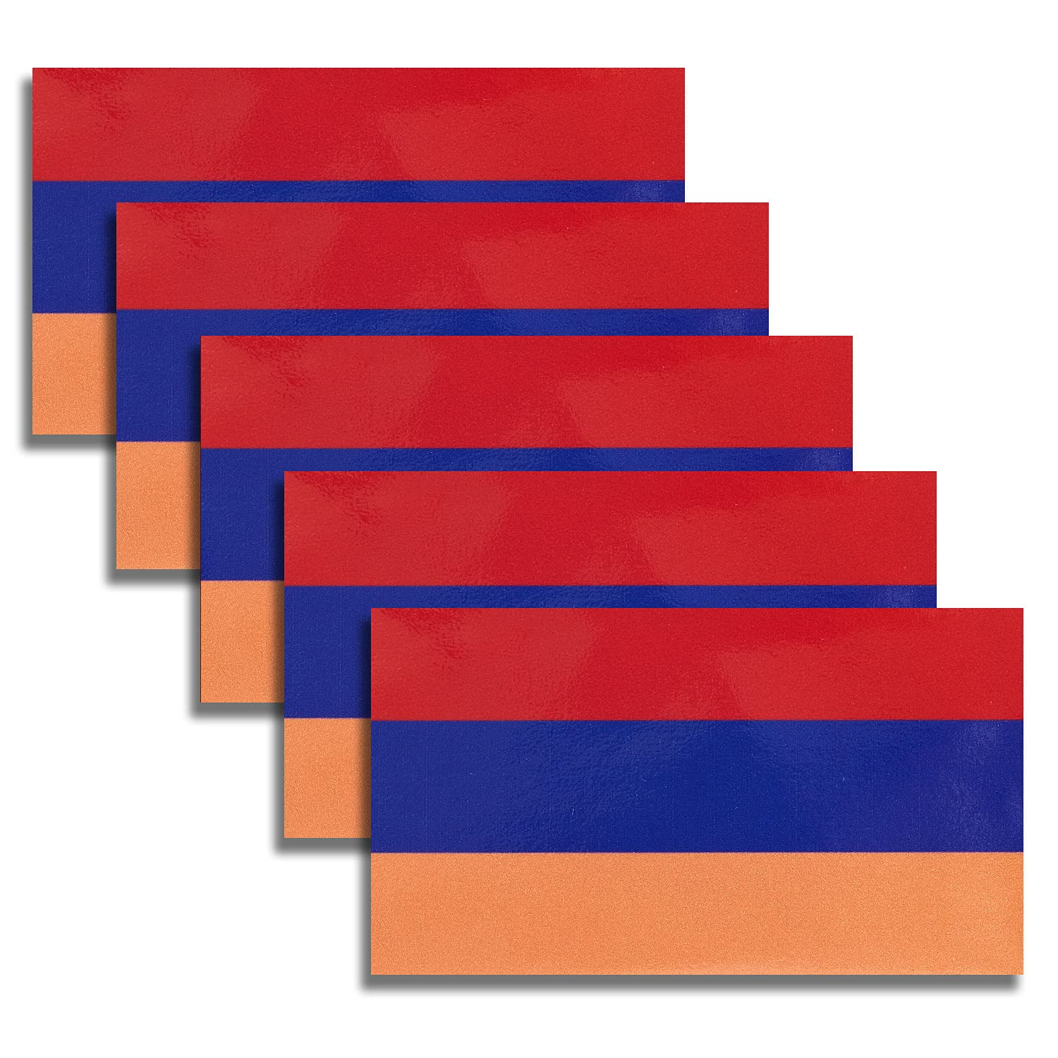 HSQ 5 Pcs Australia Flag Vinyl Decal, Tactical Australian Flag Decal Sticker, Australia Stickers for Vehicles Car Window Bumper 2.5 X 4.5 Inch