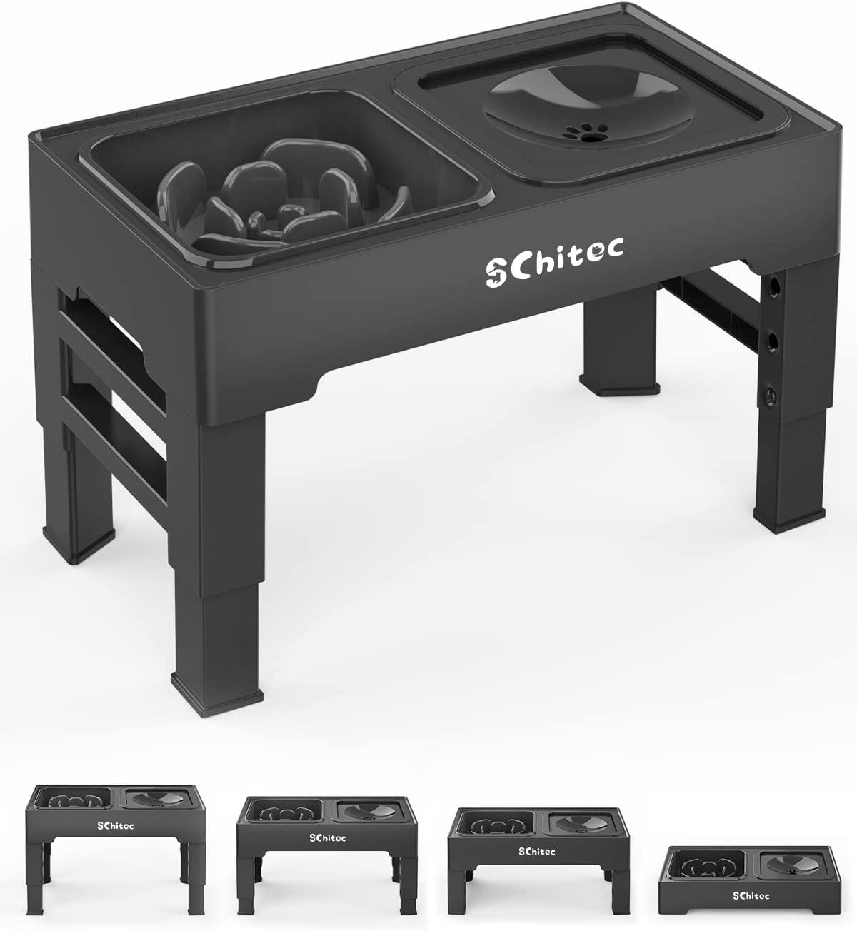 Dog Bowls Stainless Steel High Capacity Dog Food Bowls for Small Medium and Large Dogs (2 Pack 1.6L)